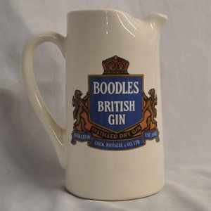 Boodles British Gin 22 oz ceramic pitcher (171w)